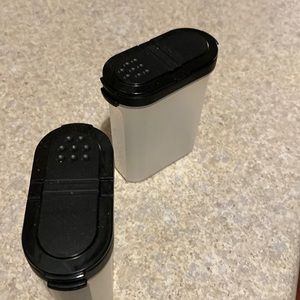 Tupperware salt &pepper shakers